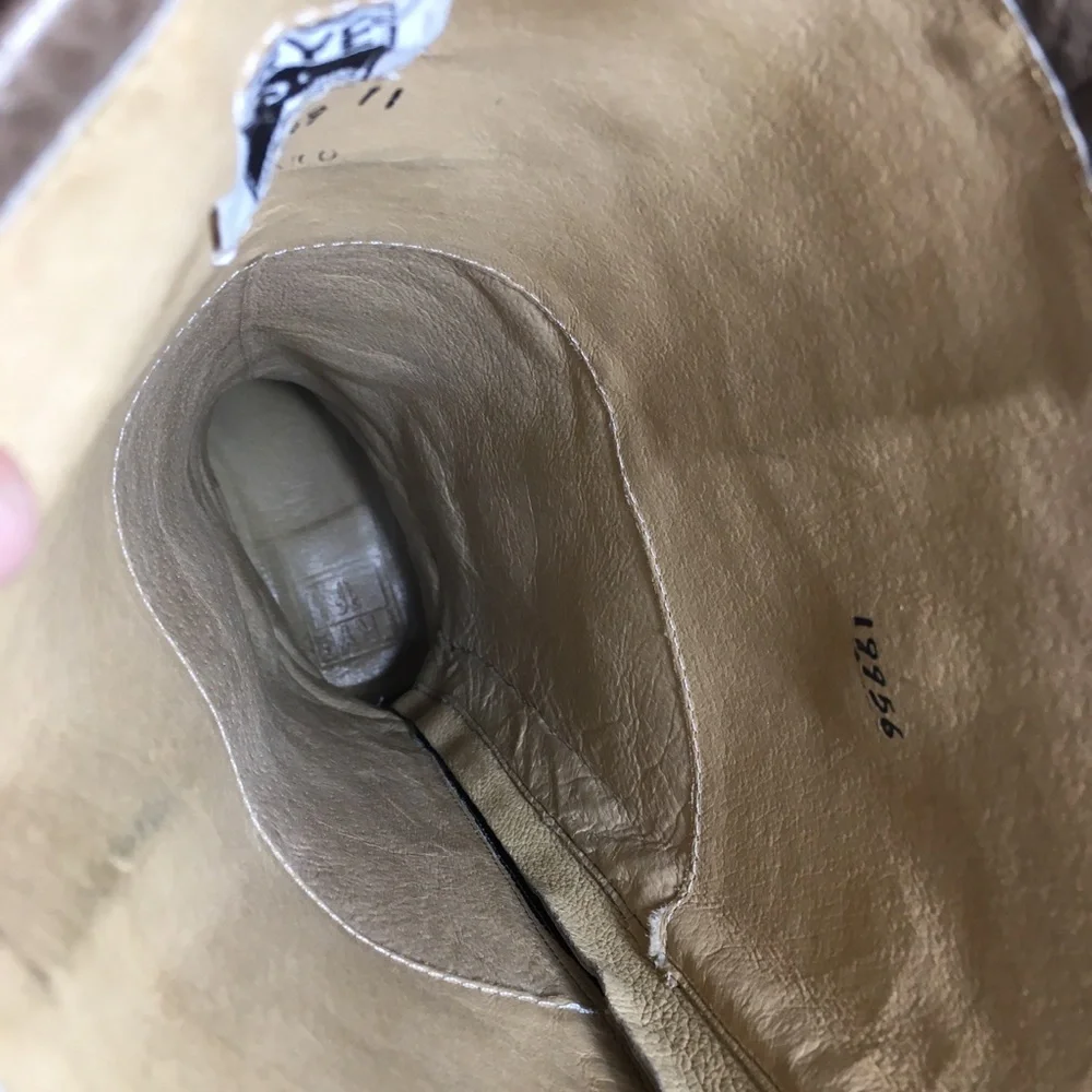 Frye #76849 Phillip Riding Mid Calf Campus Distressed Leather Women’s Boots 10